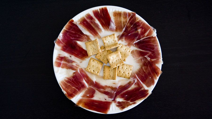 jamon ibérico de bellota criado en Extremadura